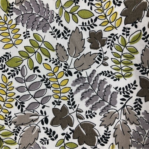 Boden Long Sleeve Button Down Leaf Print Shirt Pleated Collared Career US 6 - Picture 6 of 8